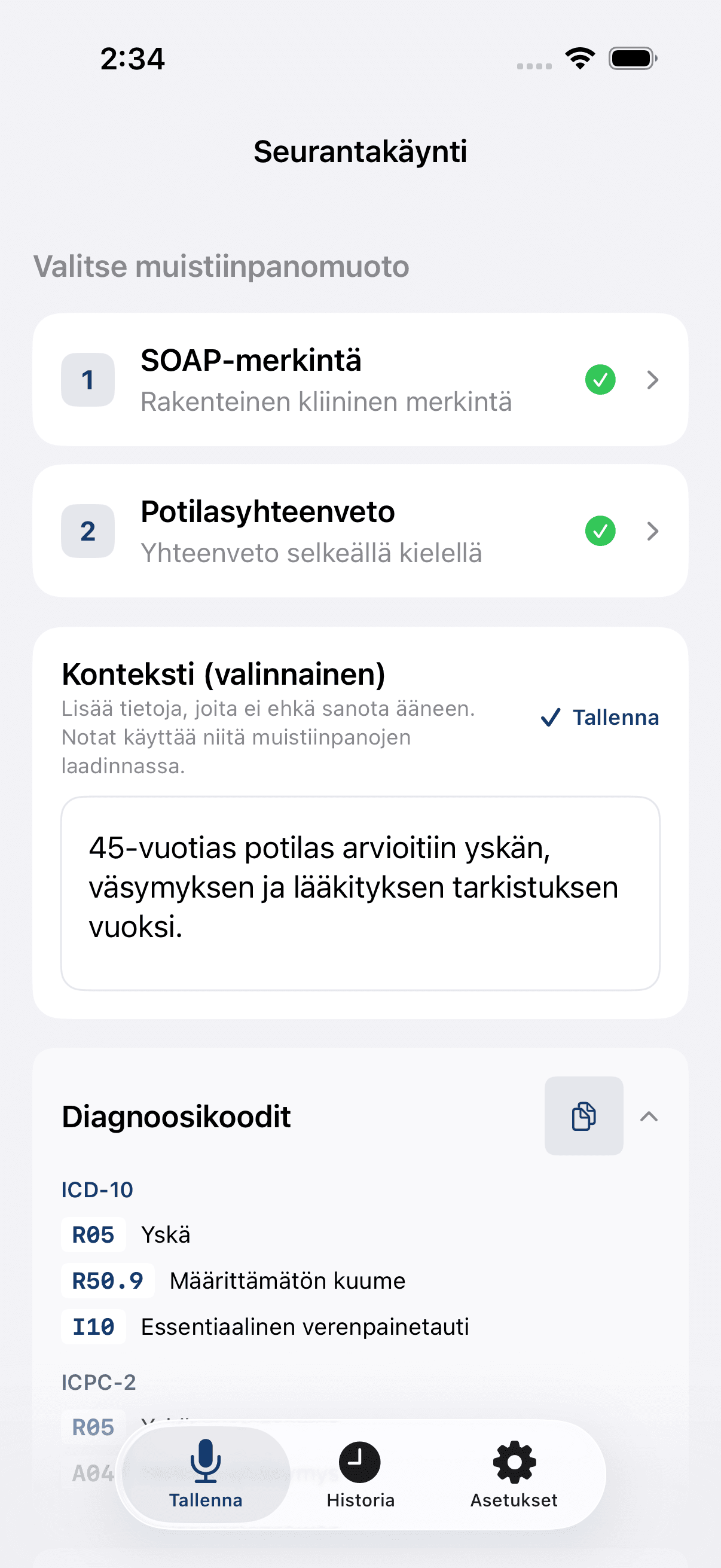 Notat AI iPhonessa