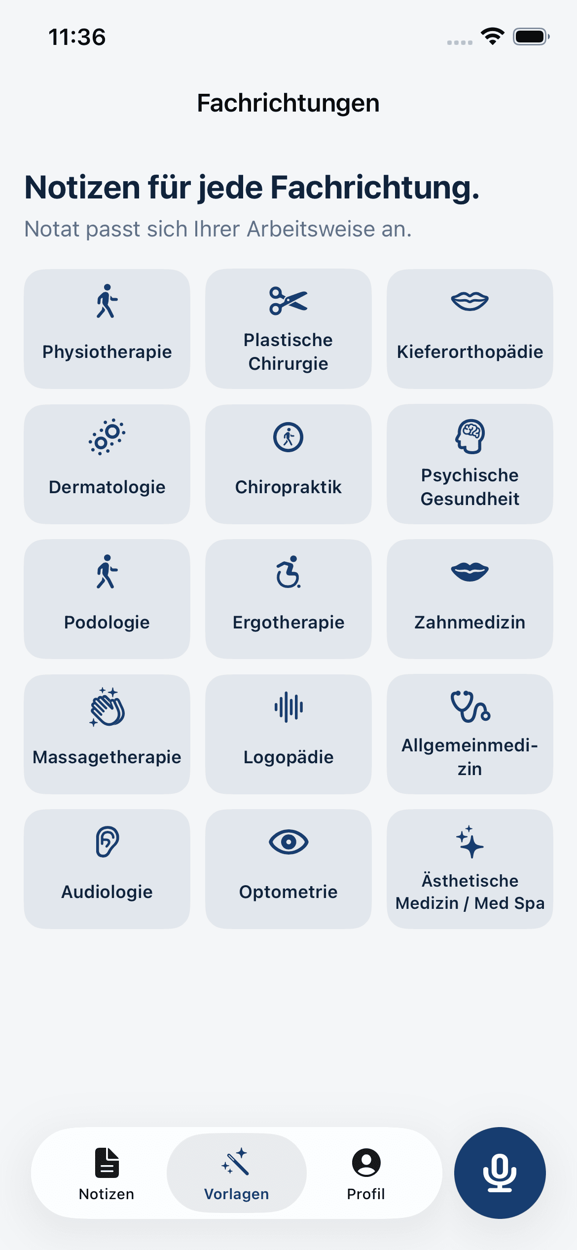Notat AI auf dem iPhone