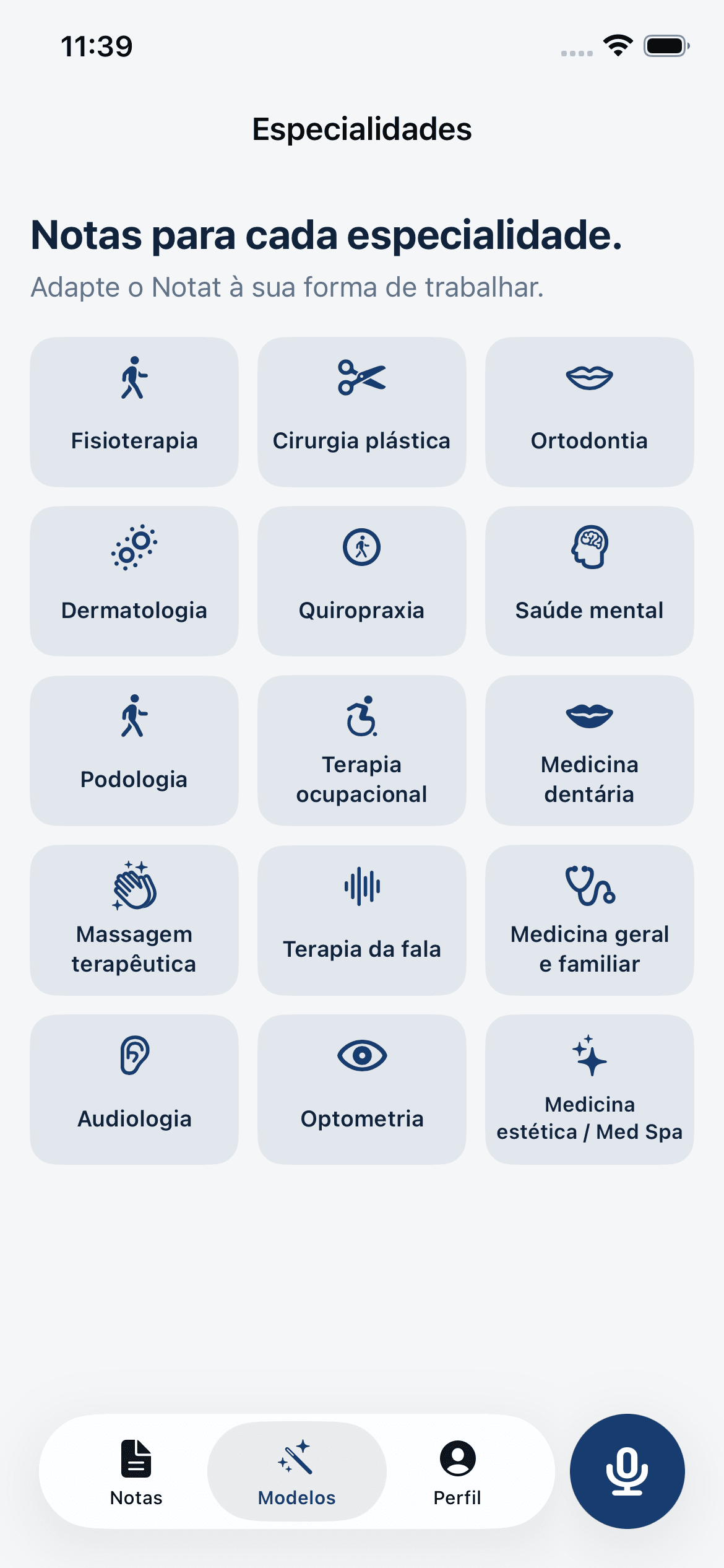 Notat AI no iPhone