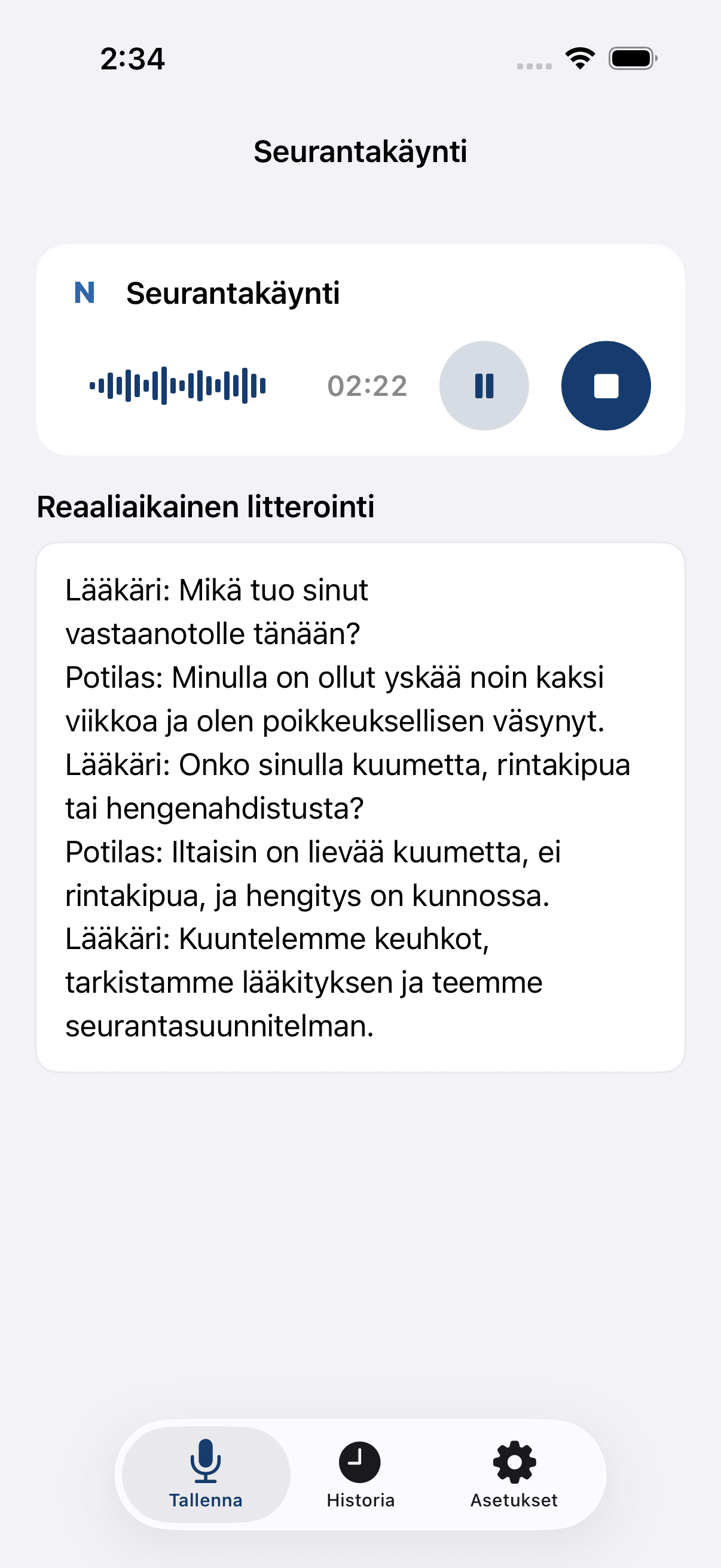 Notat AI iPhonessa